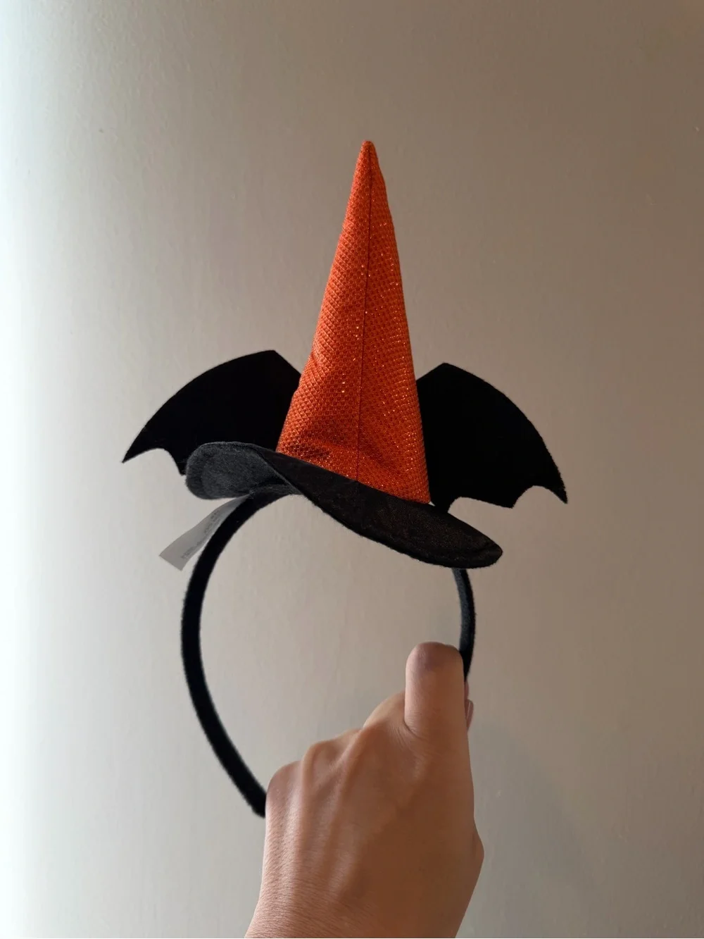 Halloween Witch hat with a bat headband